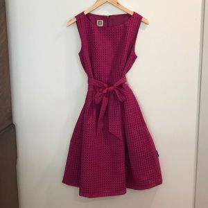 Eye catching Anne Klein hot pink sundress size 10